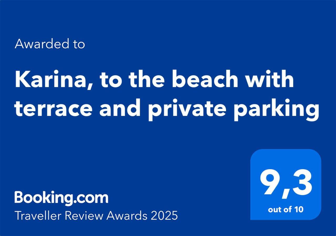 Karina, To The Beach With Terrace And Private Parking Σαβόνα Εξωτερικό φωτογραφία